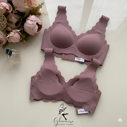 scalloped seamless bralette
